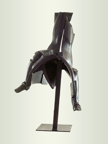 Sculpture, title: Rider 4